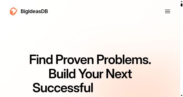 Screenshot of bigideasdb.com