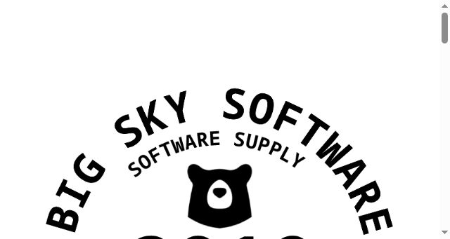 Screenshot of bigsky.software