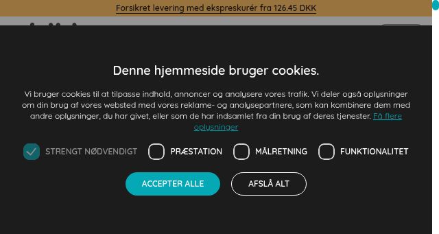 Screenshot of biklo.dk