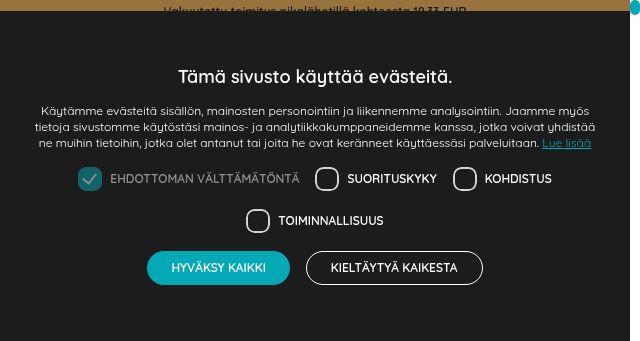 Screenshot of biklo.fi