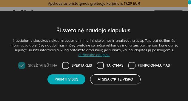 Screenshot of biklo.lt