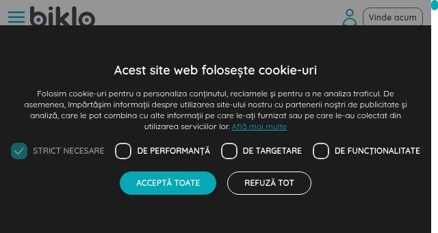 Screenshot of biklo.md