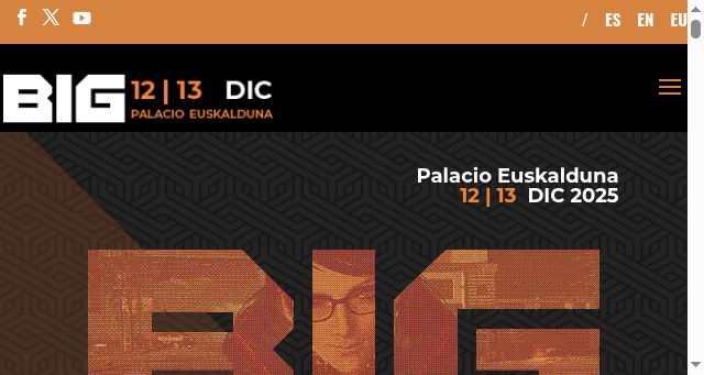 Screenshot of bilbaogamesconference.com