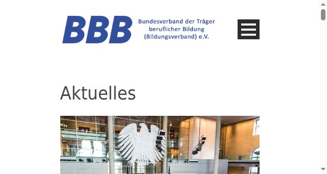 Screenshot of bildungsverband.info