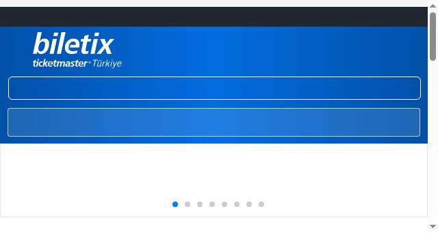 Screenshot of biletix.com