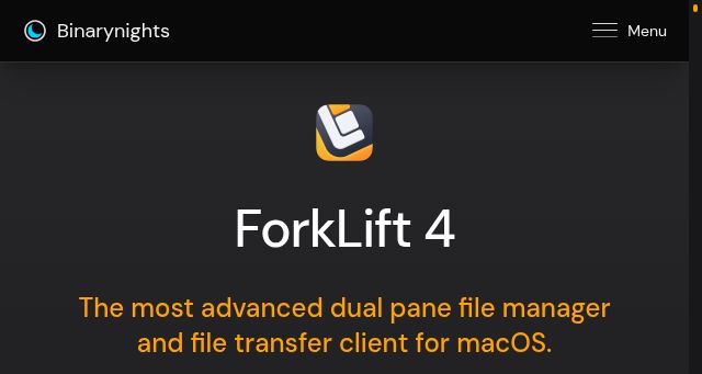 Screenshot of binarynights.com