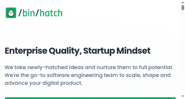 Screenshot of binhatch.com