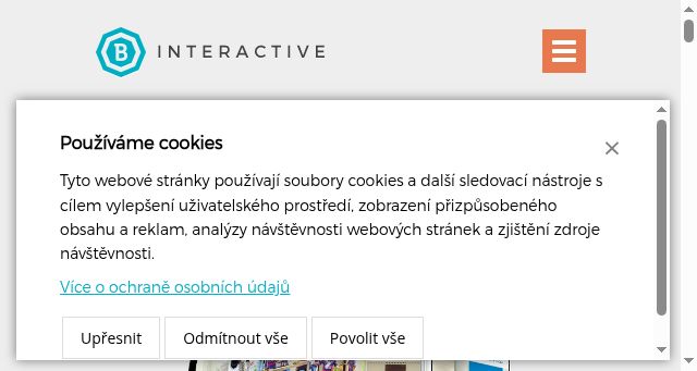 Screenshot of binteractive.cz