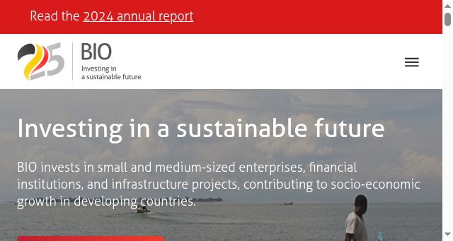 Screenshot of bio-invest.be