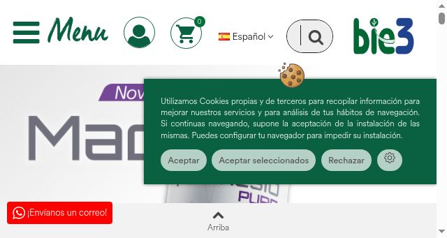 Screenshot of bio3.es