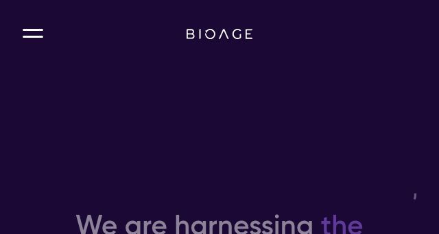 Screenshot of bioagelabs.com