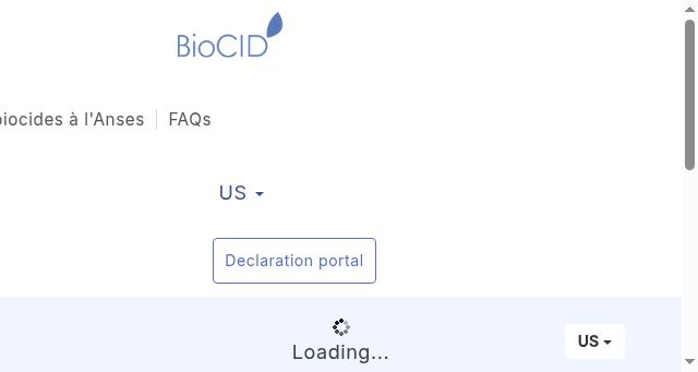 Screenshot of biocid-anses.fr
