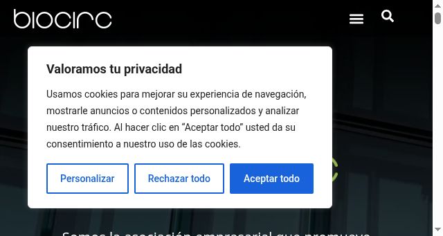 Screenshot of biocirc.es