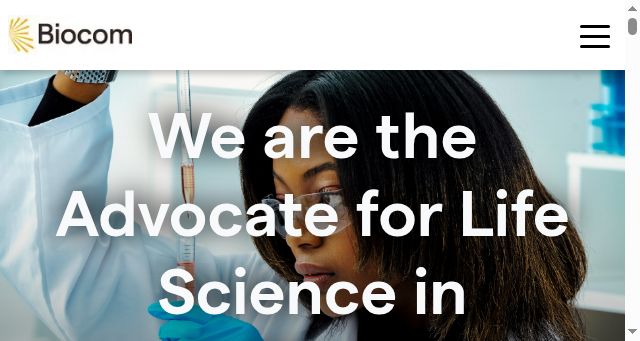 Screenshot of biocom.org