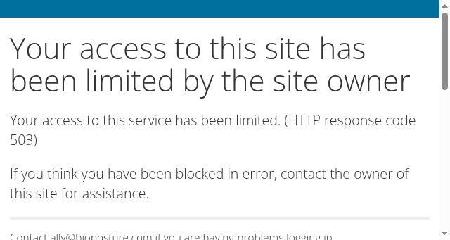 Screenshot of bioposture.com