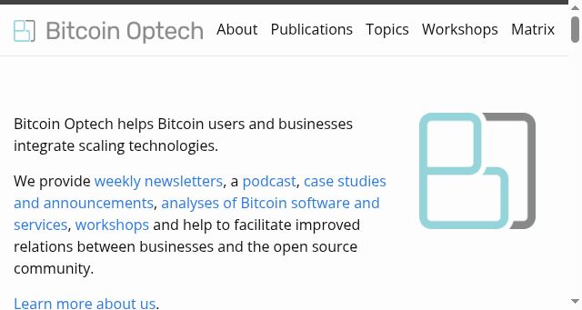Screenshot of bitcoinops.org