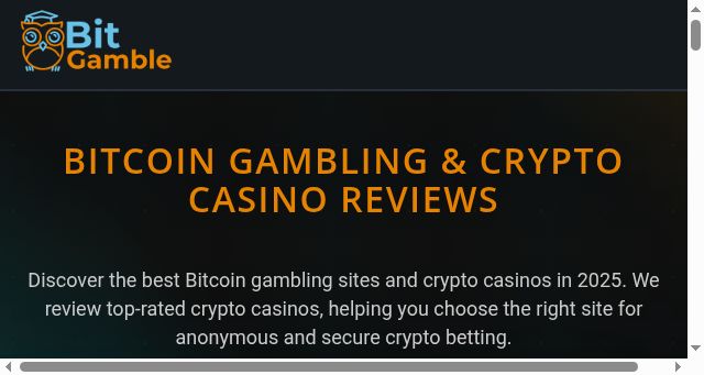Screenshot of bitgamble.org
