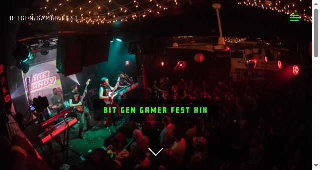 Screenshot of bitgengamerfest.com