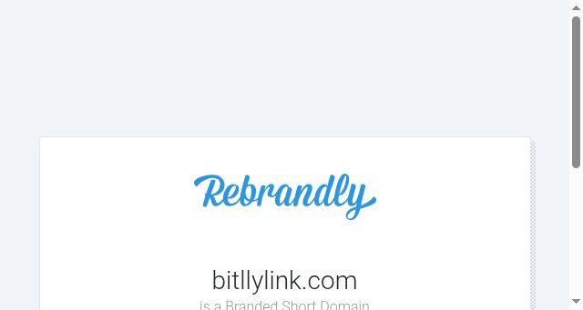 Screenshot of bitllylink.com