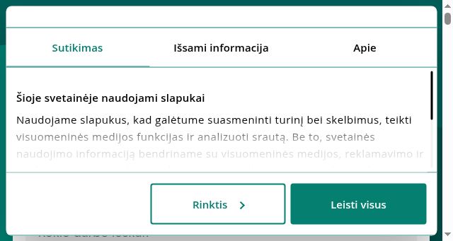 Screenshot of biuro.lt