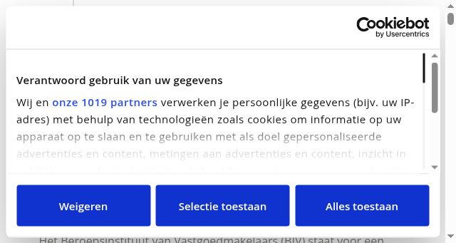 Screenshot of biv.be