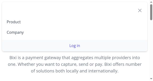 Screenshot of bixi.so