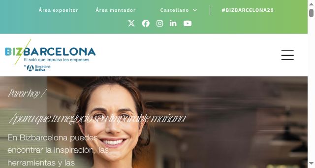 Screenshot of bizbarcelona.com