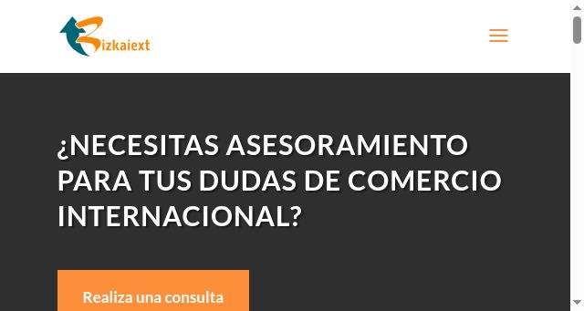 Screenshot of bizkaiext.com