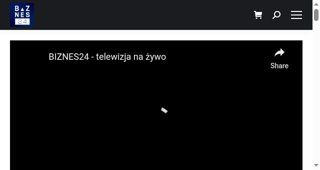 Screenshot of biznes24.tv