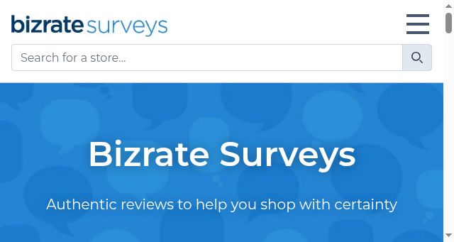 Screenshot of bizratesurveys.com
