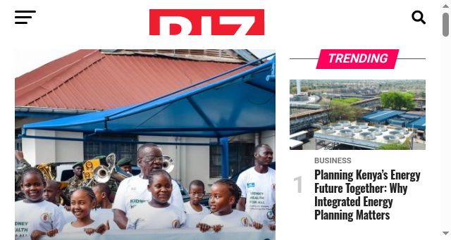 Screenshot of bizwatchkenya.com