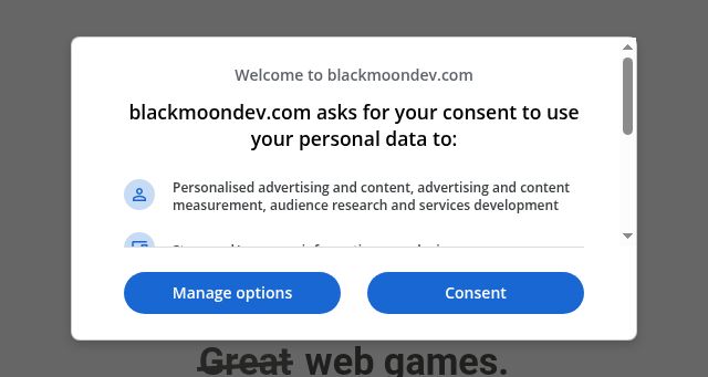 Screenshot of blackmoondev.com