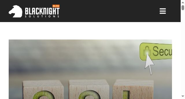 Screenshot of blacknight.blog