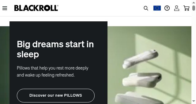 Screenshot of blackroll.com