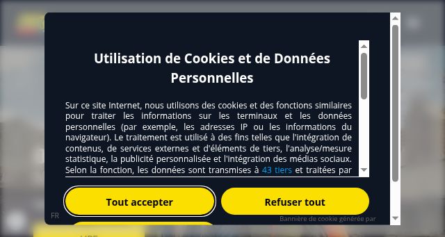 Screenshot of blaklader.fr