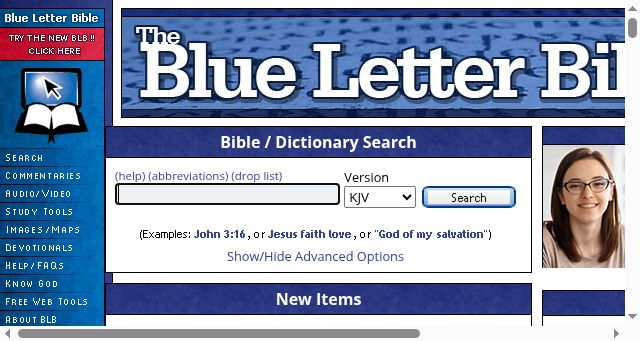 Screenshot of blbclassic.org