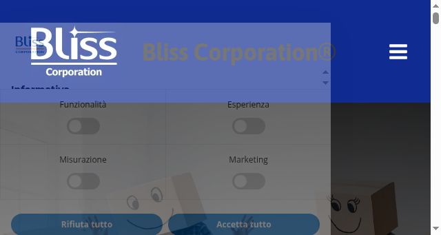 Screenshot of blisscorp.it