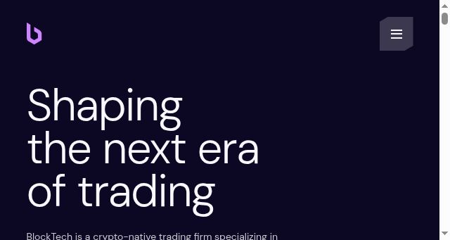 Screenshot of block-tech.io