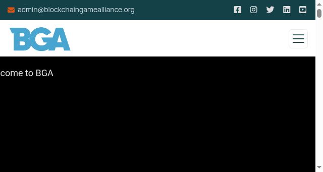 Screenshot of blockchaingamealliance.net