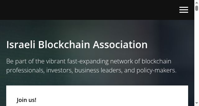 Screenshot of blockchainisrael.io