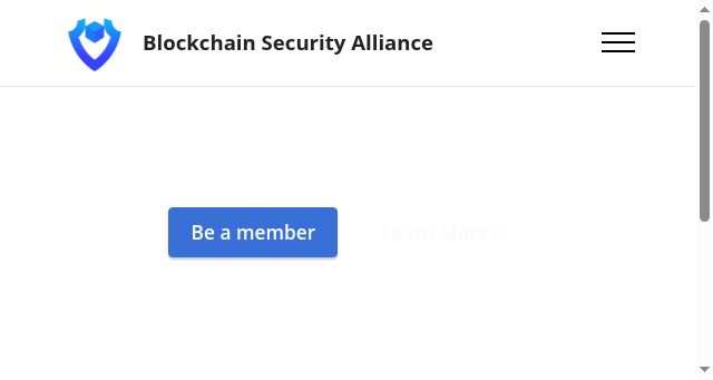 Screenshot of blockchainsecurityalliance.io