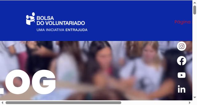 Screenshot of blogdovoluntariado.com