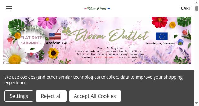 Screenshot of bloomoutlet.com