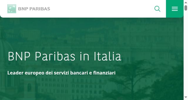 Screenshot of bnpparibas.it