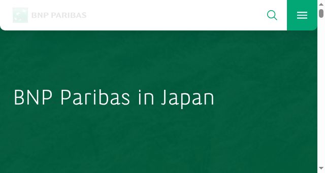 Screenshot of bnpparibas.jp
