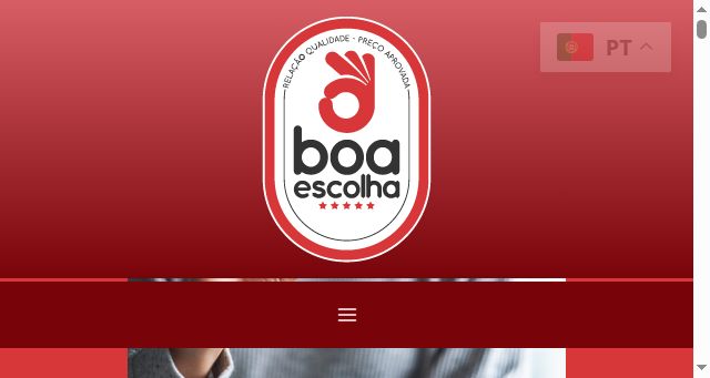 Screenshot of boa-escolha.pt
