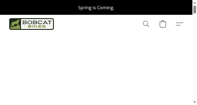 Screenshot of bobcatbikes.com
