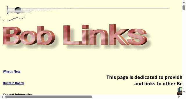 Screenshot of boblinks.com