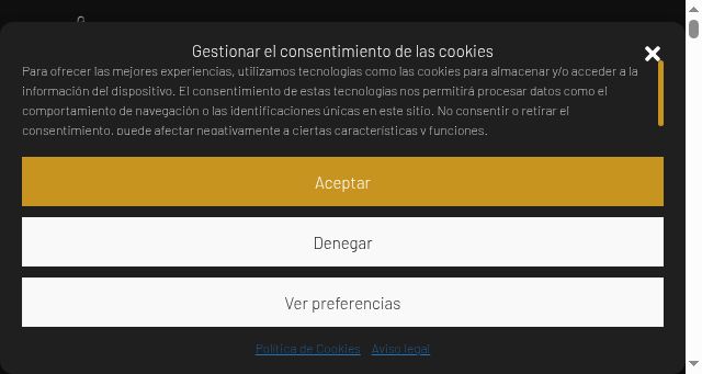 Screenshot of bodegasnexusfrontaura.com
