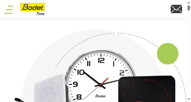 Screenshot of bodet-time.co.uk